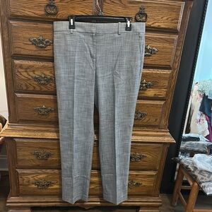 Ann Taylor Gray Plaid Pantsuit. Like new.